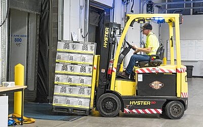 Comprendre les points de contrôle pour le positionnement dans un chariot élévateur